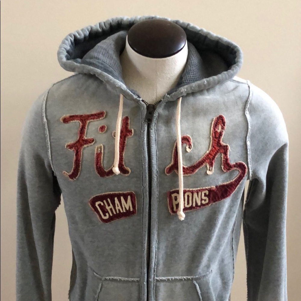 Abercrombie & Fitch full zip hoodie. Size medium.